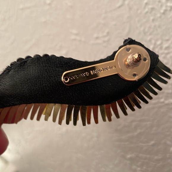 Mignonne Gavigon -Handmade Sequin Beaded Wing Earrings - Picture 3 of 3